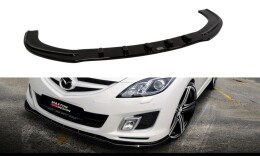 Cup Spoilerlippe Front Ansatz für Mazda 6 MK2 für DYNAMIC Sport STOßSTANGE schwarz Hochglanz