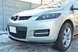Cup Spoilerlippe Front Ansatz passend für MAZDA CX-7 schwarz Hochglanz