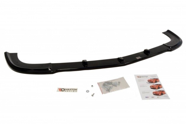 Cup Spoilerlippe Front Ansatz passend für MERCEDES CLS C219 - W204 AMG LOOK schwarz Hochglanz