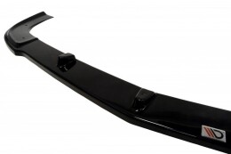 Street+ Spoilerlippe Front Ansatz passend für Mercedes CLS C219 - W204 AMG LOOK schwarz Hochglanz