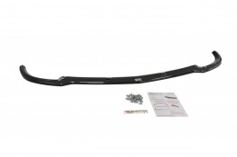 Cup Spoilerlippe Front Ansatz passend für Mercedes-Benz C Limousine / Kombi AMG-Line W204 / S204 schwarz Hochglanz