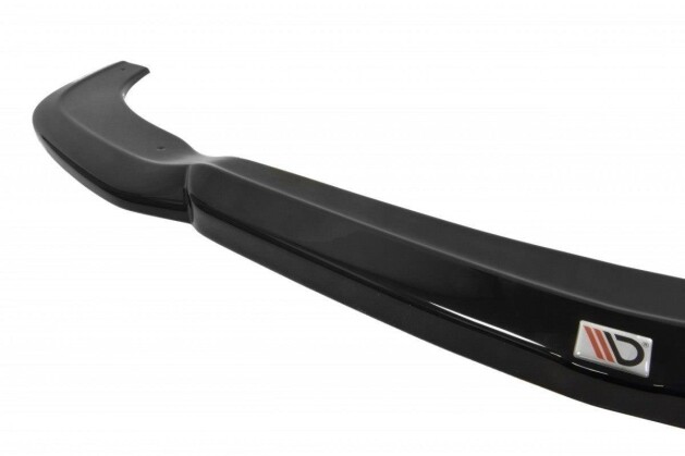 Cup Spoilerlippe Front Ansatz passend für MERCEDES C-KLASSE W204 Facelift schwarz Hochglanz