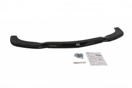 Cup Spoilerlippe Front Ansatz passend für MERCEDES C-KLASSE W204 Facelift schwarz Hochglanz