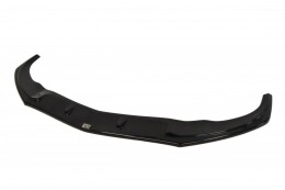 Cup Spoilerlippe Front Ansatz V.2 passend für MERCEDES CLA 45 AMG C117 (vor Facelift) schwarz Hochglanz