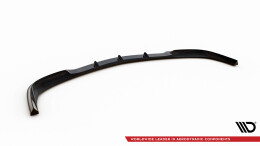 Cup Spoilerlippe Front Ansatz V.1 passend für MERCEDES CLK W 209 passend für STANDARD STOßSTANGE schwarz Hochglanz