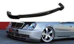 Cup Spoilerlippe Front Ansatz passend für MERCEDES CLK W208 (passend für W208 AMG) schwarz Hochglanz