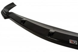 Cup Spoilerlippe Front Ansatz passend für MERCEDES CLK W208 (passend für W208 AMG) schwarz Hochglanz