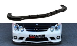 Cup Spoilerlippe Front Ansatz passend für MERCEDES CLK W209 (passend für ME-CLK-209-AMG204-F1 STOßSTANGE) schwarz Hochglanz