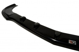 Cup Spoilerlippe Front Ansatz passend für MERCEDES CLK W209 (passend für ME-CLK-209-AMG204-F1 STOßSTANGE) schwarz Hochglanz