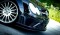 Cup Spoilerlippe Front Ansatz passend für MERCEDES CLK W209 BLACK (SL BLACK SERIES LOOK) schwarz Hochglanz