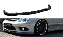 Street+ Spoilerlippe Front Ansatz passend für Mercedes CLK W209 AMG schwarz Hochglanz