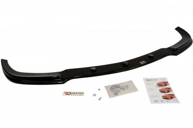 Cup Spoilerlippe Front Ansatz passend für MERCEDES CLK W209 Facelift passend für Serie schwarz Hochglanz