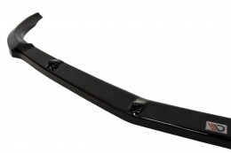 Cup Spoilerlippe Front Ansatz passend für MERCEDES CLS C219 Serie schwarz Hochglanz