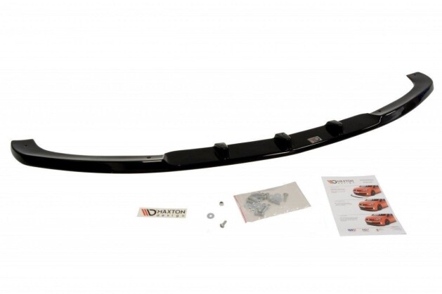 Cup Spoilerlippe Front Ansatz passend für MERCEDES GLK W204 (passend für STANDARD STOßSTANGE) schwarz Hochglanz