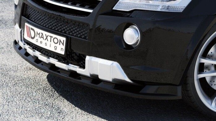 Cup Spoilerlippe Front Ansatz passend für MERCEDES ML W164 AMG schwarz Hochglanz