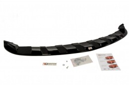 Cup Spoilerlippe Front Ansatz passend für MERCEDES ML W164 AMG schwarz Hochglanz