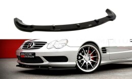 Cup Spoilerlippe Front Ansatz passend für MERCEDES SL R230 AMG schwarz Hochglanz