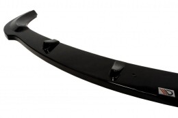 Cup Spoilerlippe Front Ansatz passend für MERCEDES SL R230 AMG schwarz Hochglanz