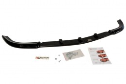Cup Spoilerlippe Front Ansatz passend für MERCEDES SLK R170 schwarz Hochglanz