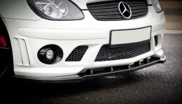 Cup Spoilerlippe Front Ansatz passend für MERCEDES SLK R170 passend für AMG 204 STOßSTANGE schwarz Hochglanz