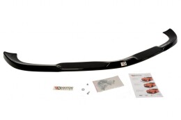 Cup Spoilerlippe Front Ansatz passend für MERCEDES SLK R171 STANDARD STOßSTANGE schwarz Hochglanz