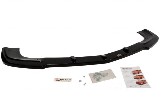 Cup Spoilerlippe Front Ansatz passend für Mercedes-Benz SLK 55 AMG R172 schwarz Hochglanz