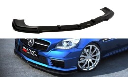 Cup Spoilerlippe Front Ansatz passend für Mercedes-Benz SLK 55 AMG R172 schwarz Hochglanz