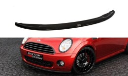 Cup Spoilerlippe Front Ansatz passend für MINI COOPER schwarz Hochglanz