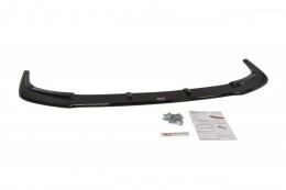 Cup Spoilerlippe Front Ansatz V.1 passend für Mitsubishi Lancer Evo X schwarz Hochglanz