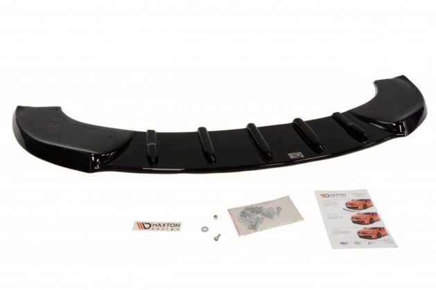 Cup Spoilerlippe Front Ansatz passend für OCTAVIA 2, vor Facelift schwarz Hochglanz