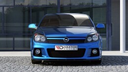 Cup Spoilerlippe Front Ansatz passend für OPEL ASTRA H OPC / VXR Nurburg schwarz Hochglanz