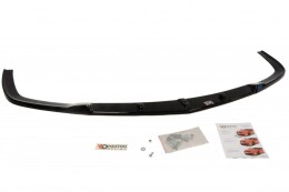 Cup Spoilerlippe Front Ansatz passend für OPEL ASTRA H OPC / VXR Nurburg schwarz Hochglanz