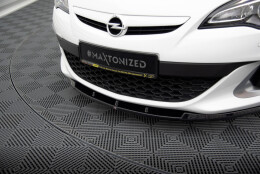 Cup Spoilerlippe Front Ansatz passend für OPEL ASTRA J OPC / VXR NÜRBURG schwarz Hochglanz