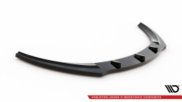 Cup Spoilerlippe Front Ansatz passend für OPEL ASTRA J OPC / VXR v.1 schwarz Hochglanz