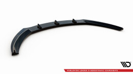 Cup Spoilerlippe Front Ansatz passend für OPEL ASTRA J OPC / VXR v.1 schwarz Hochglanz