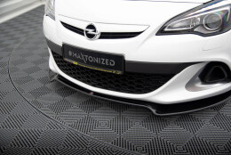 Cup Spoilerlippe Front Ansatz passend für OPEL ASTRA J OPC / VXR v.2 schwarz Hochglanz