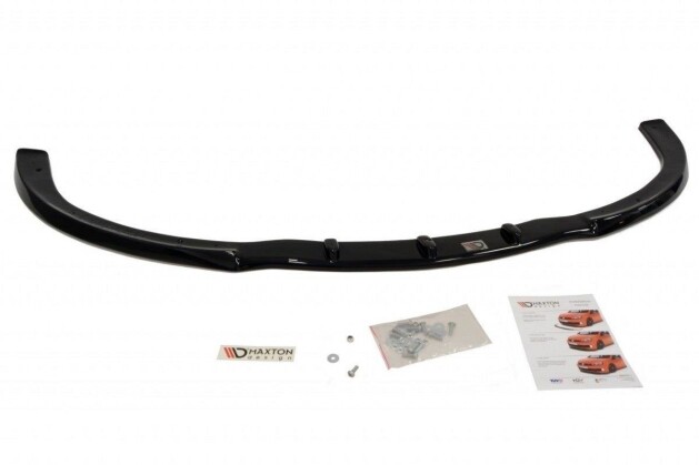 Cup Spoilerlippe Front Ansatz passend für OPEL CORSA D OPC-LINE (vor Facelift) schwarz Hochglanz
