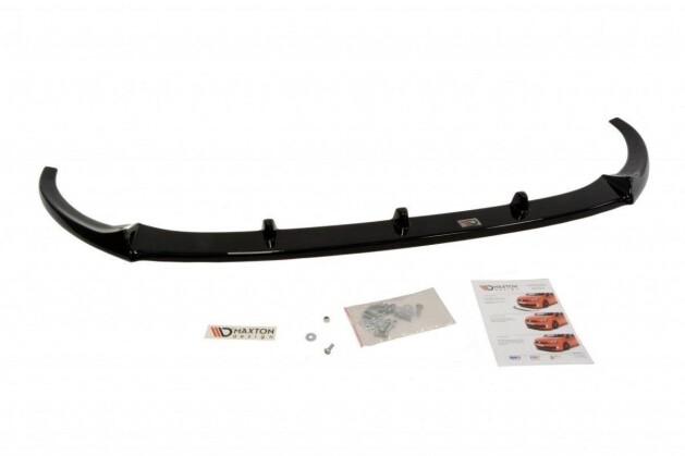 Cup Spoilerlippe Front Ansatz passend für OPEL CORSA E OPC/VXR NÜRBURG schwarz Hochglanz