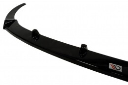 Cup Spoilerlippe Front Ansatz passend für OPEL CORSA E OPC/VXR NÜRBURG schwarz Hochglanz