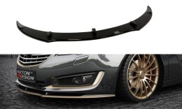 Cup Spoilerlippe Front Ansatz passend für OPEL INSIGNIA MK1 Facelift schwarz Hochglanz