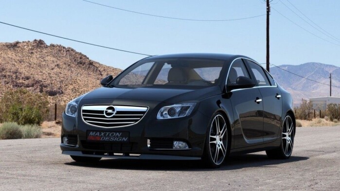 Street+ Spoilerlippe Front Ansatz passend für Opel Insignia MK1 vor FL Carbon Look