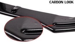 Cup Spoilerlippe Front Ansatz passend für OPEL VECTRA C (for OPC Line, nach Facelift) schwarz Hochglanz