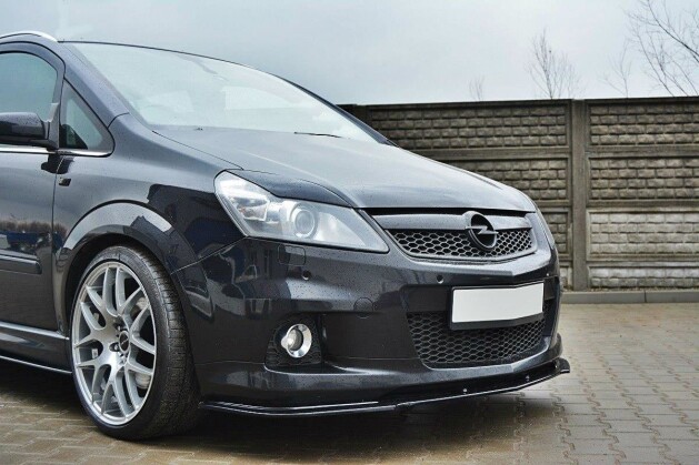 Street+ Spoilerlippe Front Ansatz passend für Opel Zafira B OPC / VXR schwarz Hochglanz