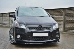 Cup Spoilerlippe Front Ansatz passend für OPEL ZAFIRA B OPC / VXR schwarz Hochglanz