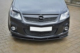 Cup Spoilerlippe Front Ansatz passend für OPEL ZAFIRA B OPC / VXR schwarz Hochglanz