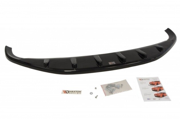 Cup Spoilerlippe Front Ansatz passend für OPEL ZAFIRA B (vor Facelift) schwarz Hochglanz