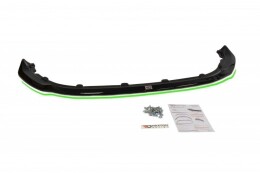 Cup Spoilerlippe Front Ansatz für v.1 PEUGEOT 308 II GTI schwarz Hochglanz