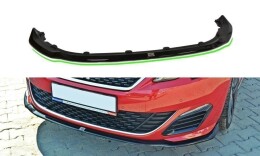 Cup Spoilerlippe Front Ansatz V.1 passend für PEUGEOT 308 II GTI schwarz Hochglanz