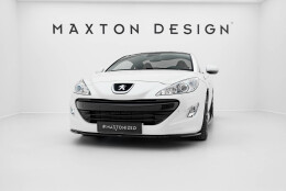 Cup Spoilerlippe Front Ansatz V.1 passend für Peugeot RCZ Mk1 schwarz Hochglanz