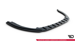 Street+ Spoilerlippe Front Ansatz V.1 passend für Peugeot RCZ Mk1 schwarz Hochglanz